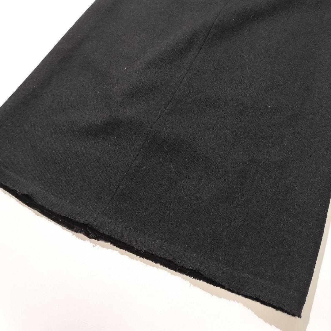 Y’s ワイズ ヨウジヤマモト　ウール ロングスカート マキシ丈　切りっぱなし