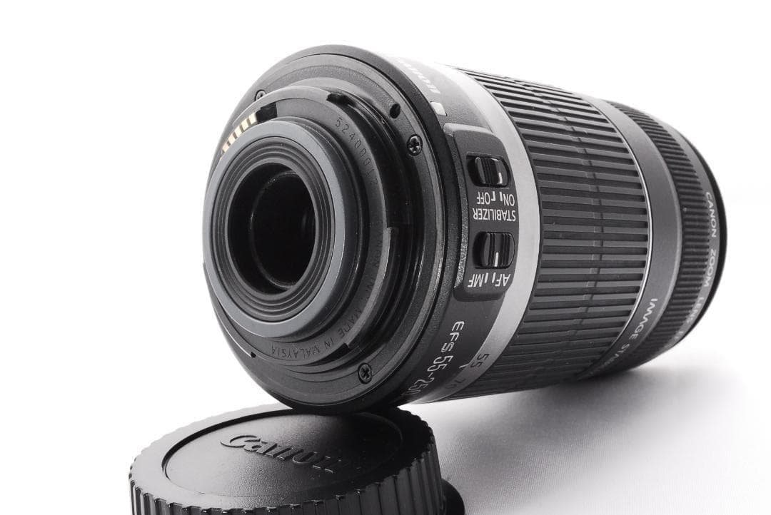Canon EF-S 55-250mm IS 手ブレ補正　望遠レンズ　おまけ付