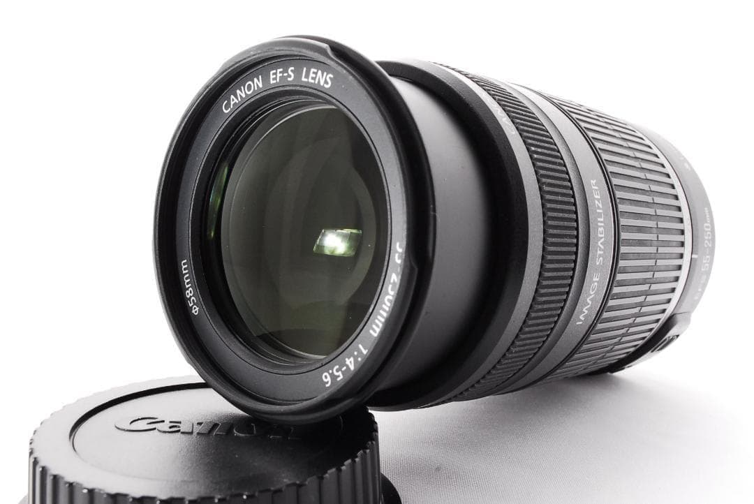 Canon EF-S 55-250mm IS 手ブレ補正　望遠レンズ　おまけ付