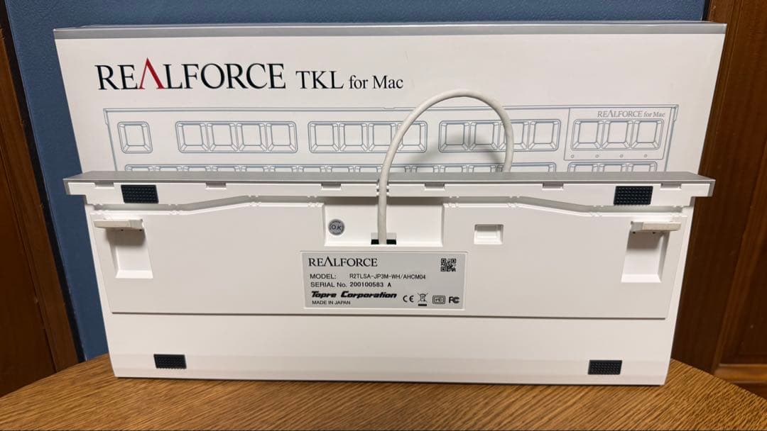 東プレREALFORCE for Mac R2TLSA-JP3M-WH静音30g