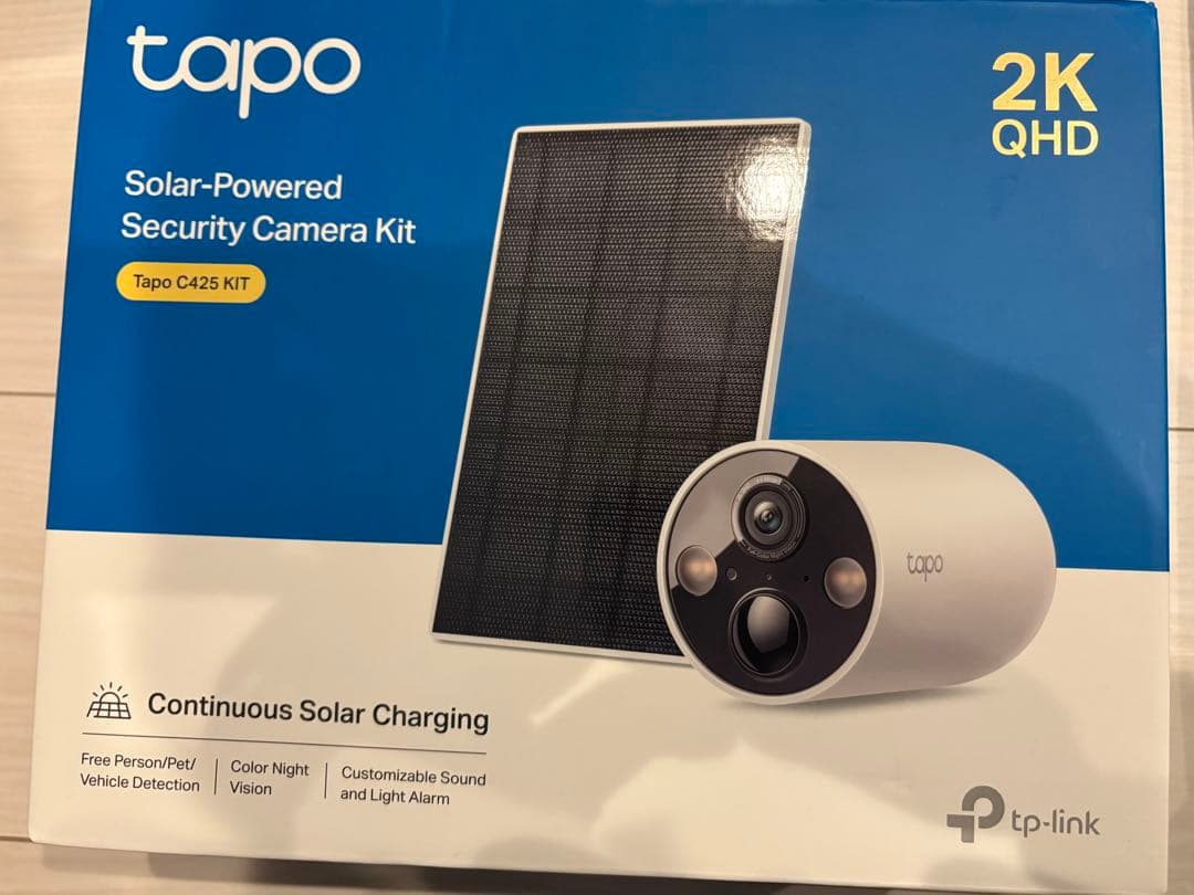 TP-Link Tapo ソーラー防犯カメラ 2K QHD 新品 C425KIT