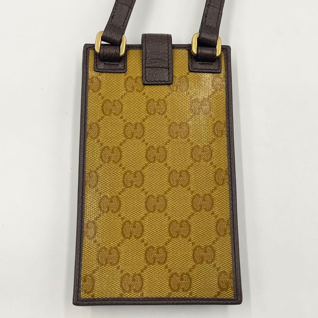 【未使用級】グッチ×アディダス 限定コラボ GGクリスタル フォーンショルダー