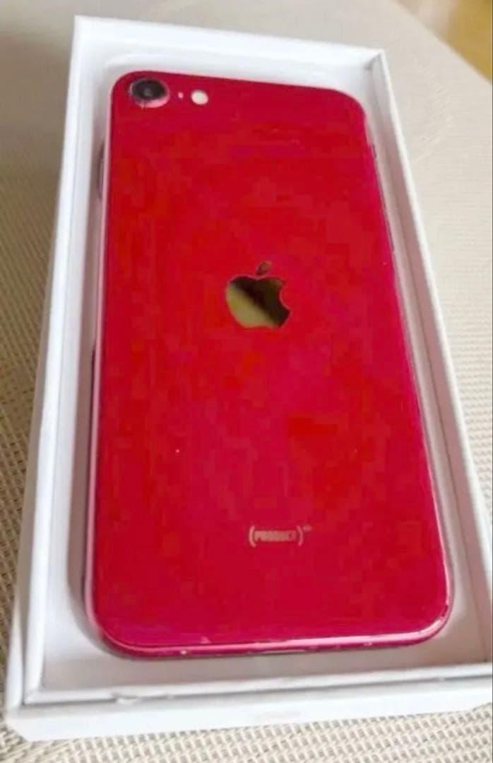 極美品iPhoneSE3プロダクトレッド64GBSIMフリー♻️付属品大サービス