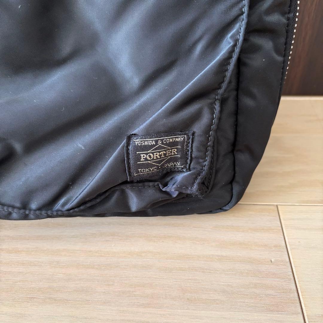 PORTER タンカー 2WAYトートバッグ ショルダーバッグ　ブラック