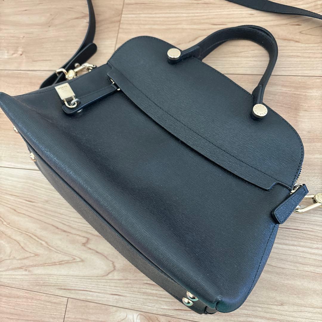 正規品　FURLA フルラ パイパー ブラック　黒　卒園式　卒業式　鞄　バッグ