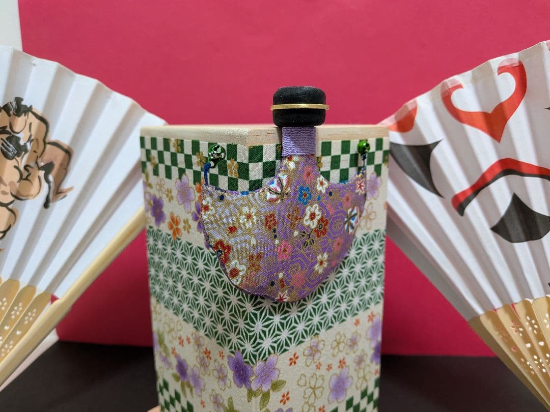 「歌舞伎&相撲」ファイル扇子付！新品⑤点 投扇興セット。