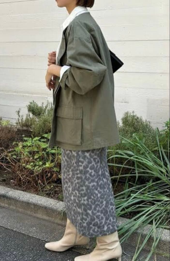 新品未使用　24AW Rie Miller ミリタリージャケット