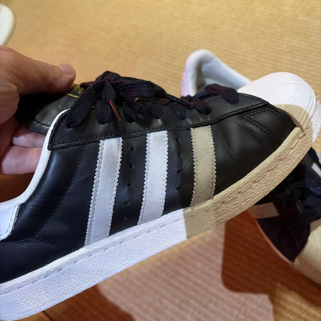 靴 adidas superstar 82 FI CORE BLACK 26.5cm