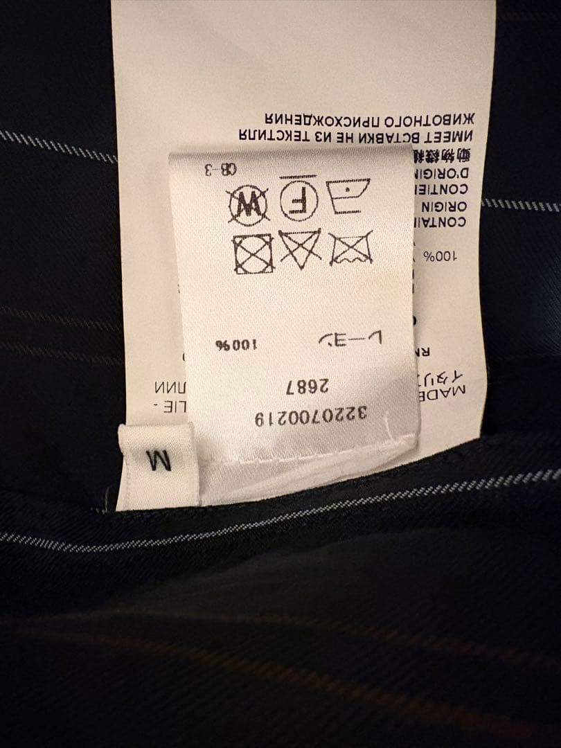 OAMC ブラックストライプシャツ