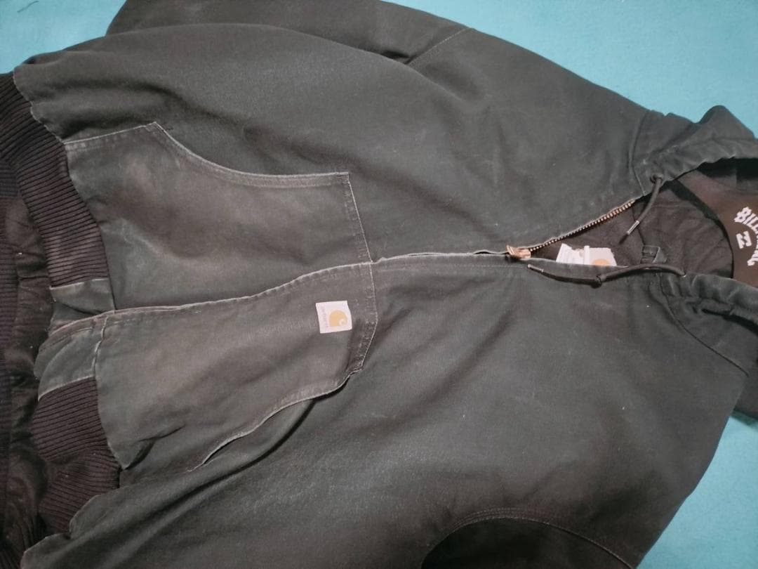 カーハート　Carhartt アクティブジャケット ダック メキシコ製 黒