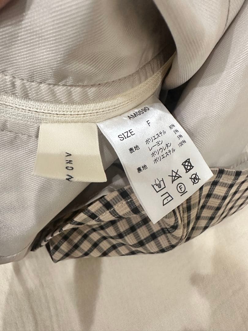 andmary ポピーチェック トップス キャミソール