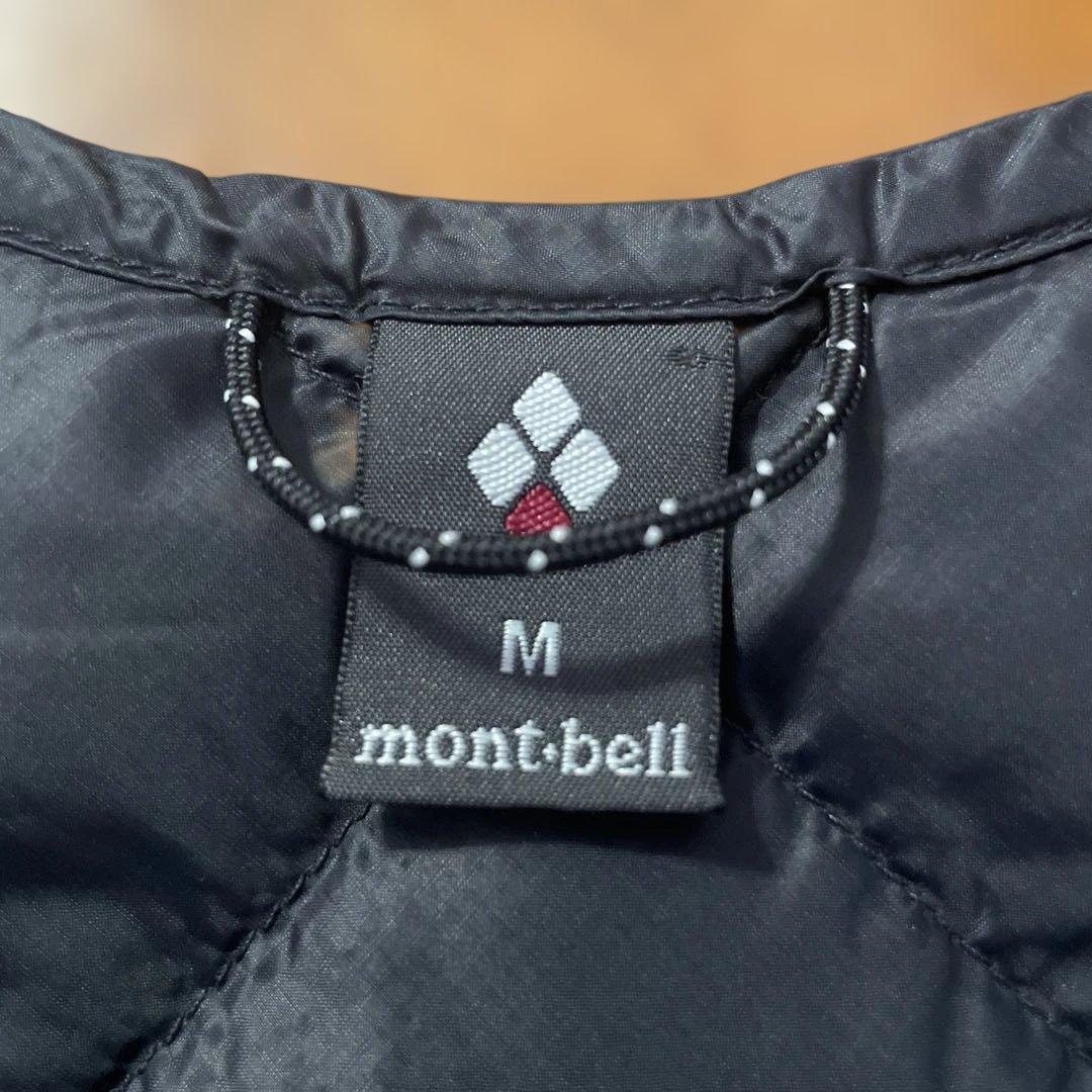 mont・bell 半袖ダウンジャケット ブラック Mサイズ ＊新品同様