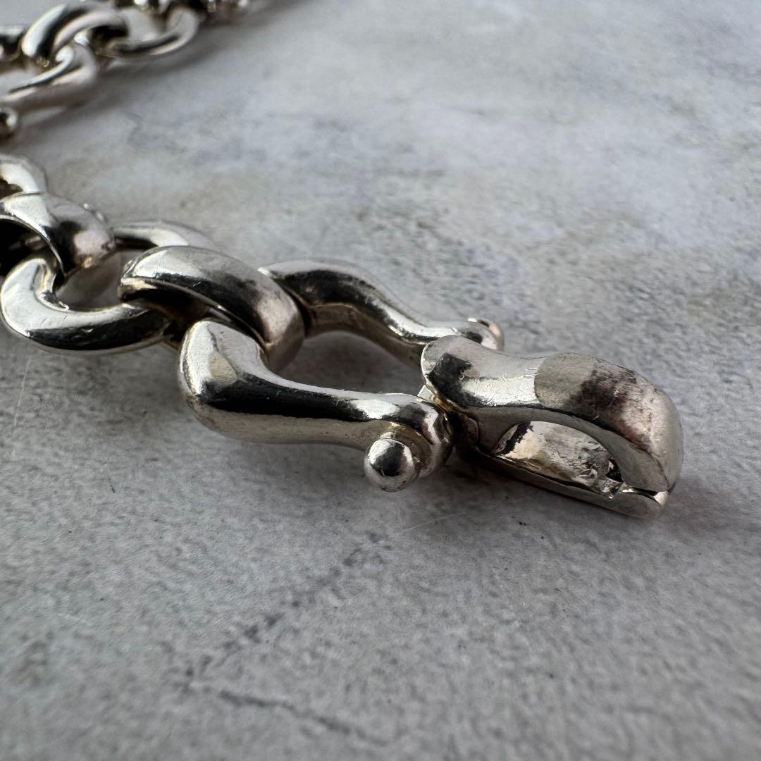 ヴィンテージ ホースシューリンクブレスレット シルバー925 イタリア製