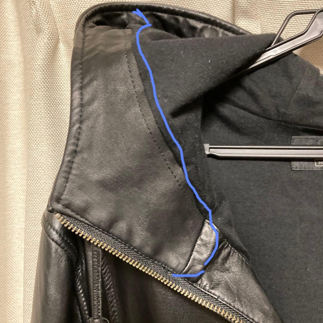 SHAMA レザーパーカー