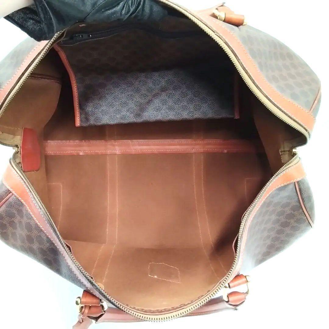 セリーヌ CELINE ボストンバッグ マカダム柄 南京錠 大容量