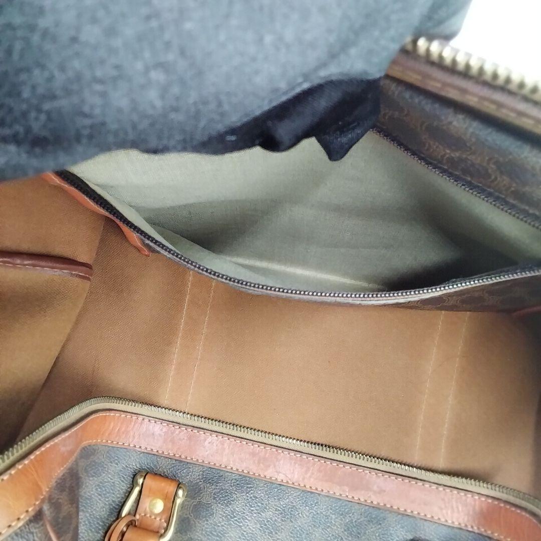 セリーヌ CELINE ボストンバッグ マカダム柄 南京錠 大容量