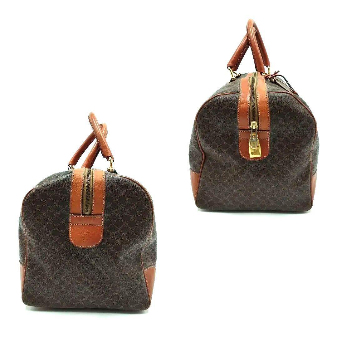 セリーヌ CELINE ボストンバッグ マカダム柄 南京錠 大容量