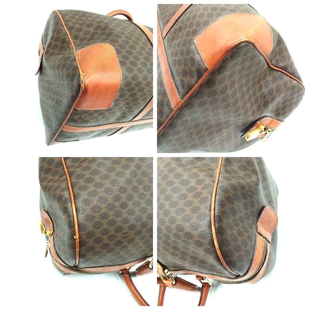 セリーヌ CELINE ボストンバッグ マカダム柄 南京錠 大容量