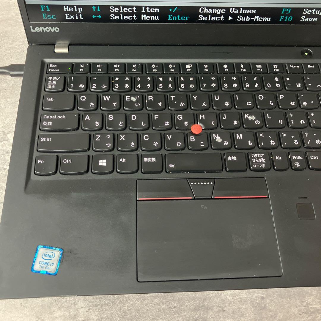 ジャンク品 Lenovo x1 carbon i7-7500U