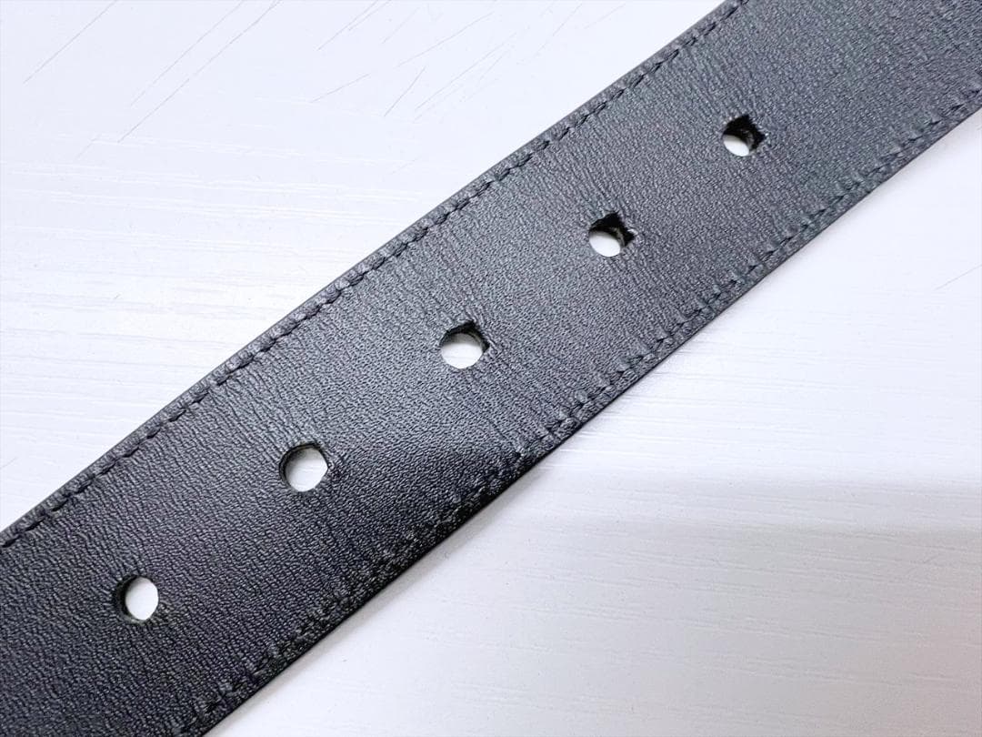 使用感なし　ヴィトン　ダミエアンフィニ　サンチュール　リバーシブル　ベルト　90