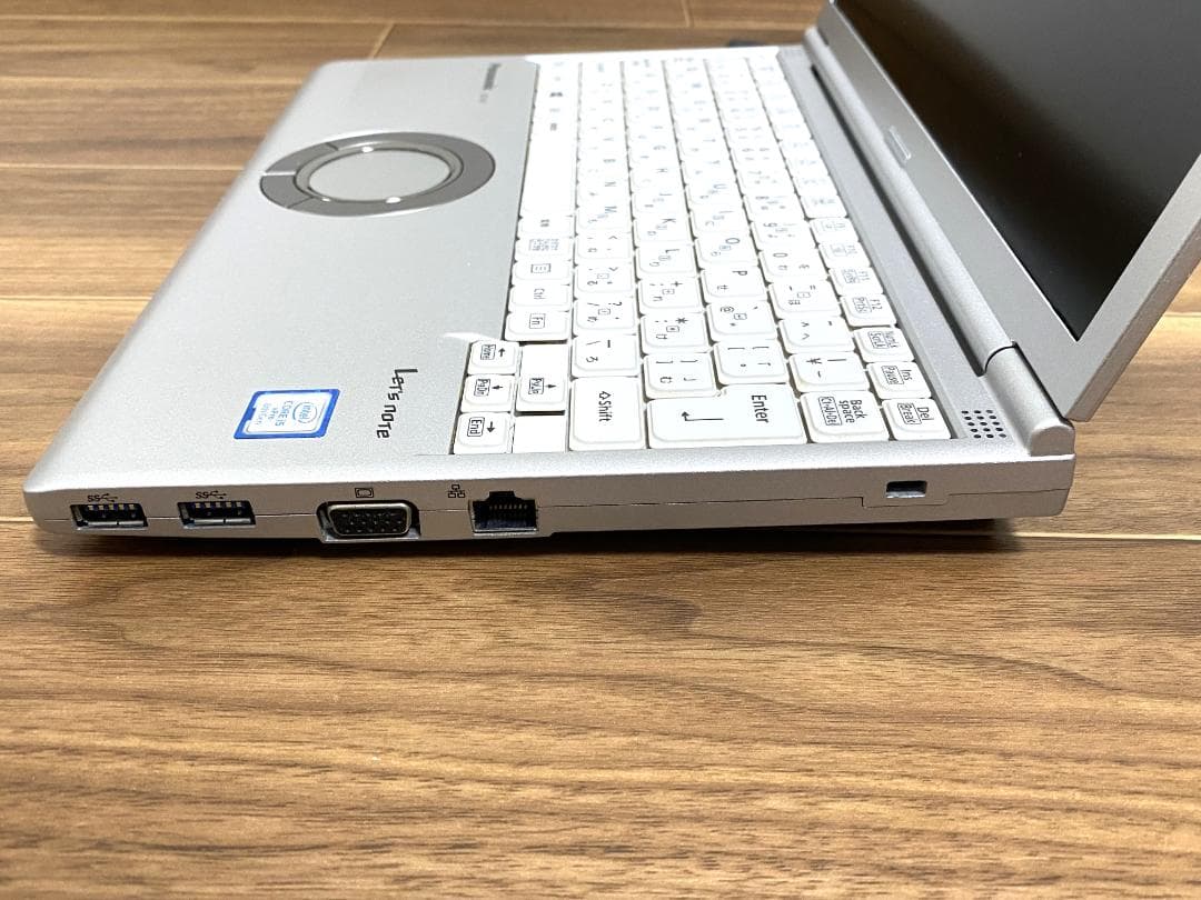 【美品】 Let's note SV8/SSD256GB/メモリ8GB シルバー