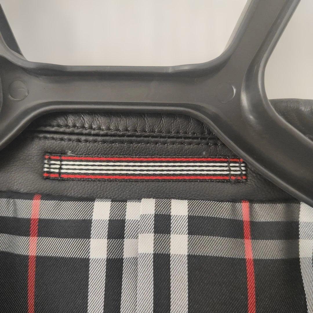 （極美品）BURBERRYBLACKLABELラムジャケット専用袋付