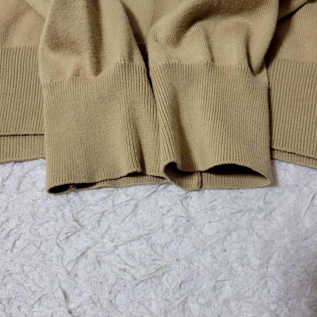 Loro Piana ハーフジップ ニット セーター ベージュ 48 イタリア製