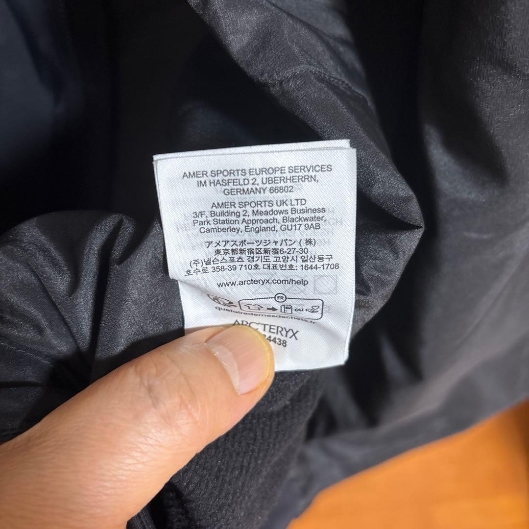 アークテリクス アトムジャケット BLACK Mサイズ