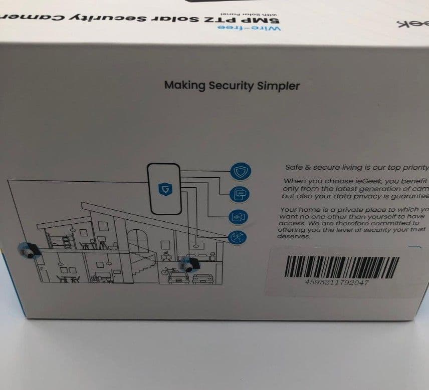 新品 防犯カメラ ZX－GX4S　SDカード付128GB　ソーラー充電