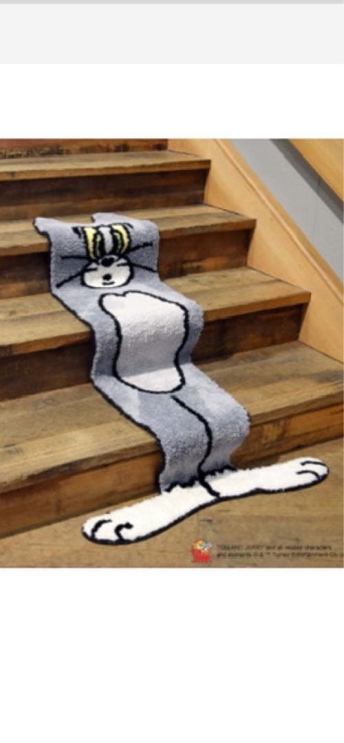 ★トムとジェリー　階段マット　カーペット　ラグ
