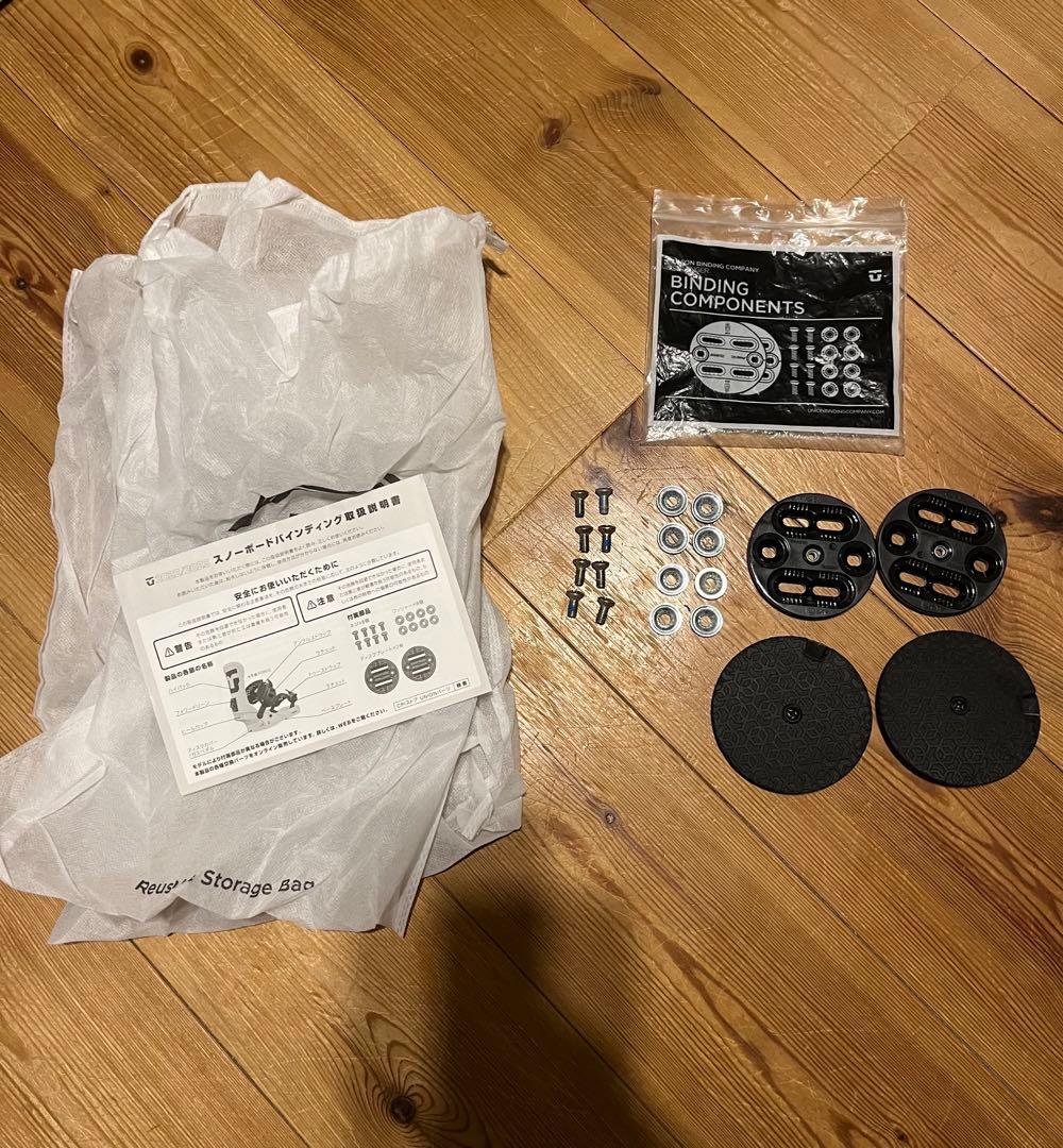 ユニオン　STRATA スノーボードビンディング グリーン mサイズ