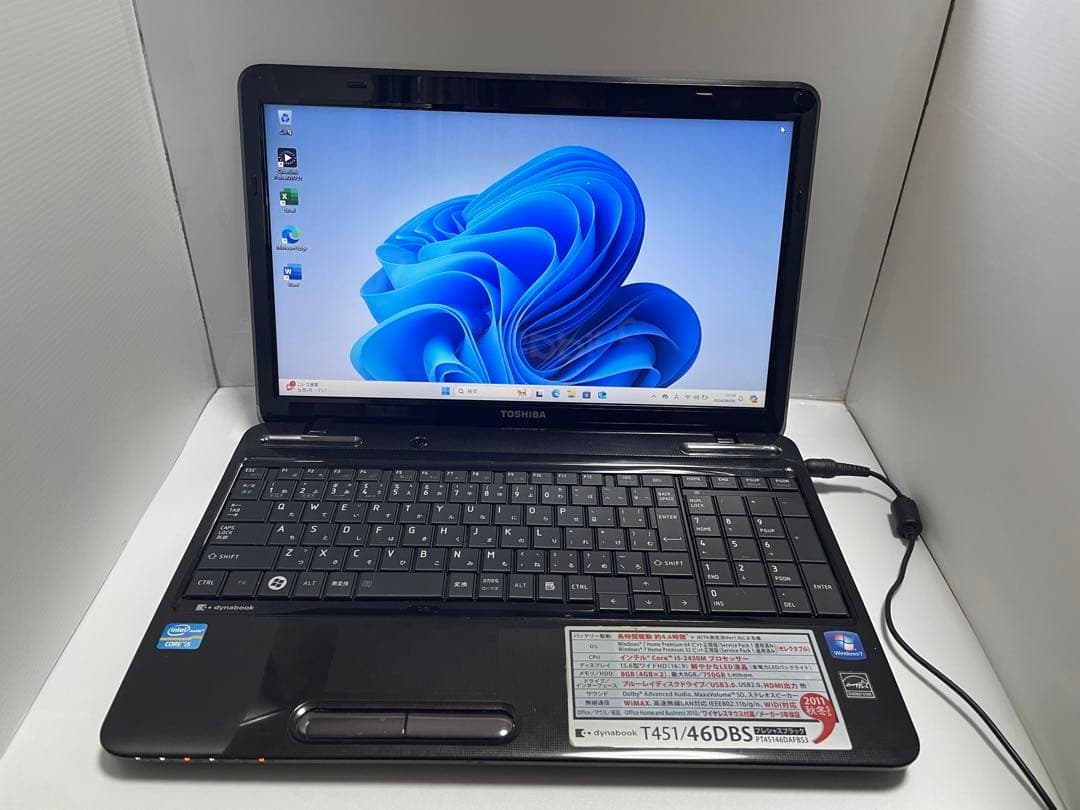 【787】東芝Dynabook T451/46DBS i5 office BD