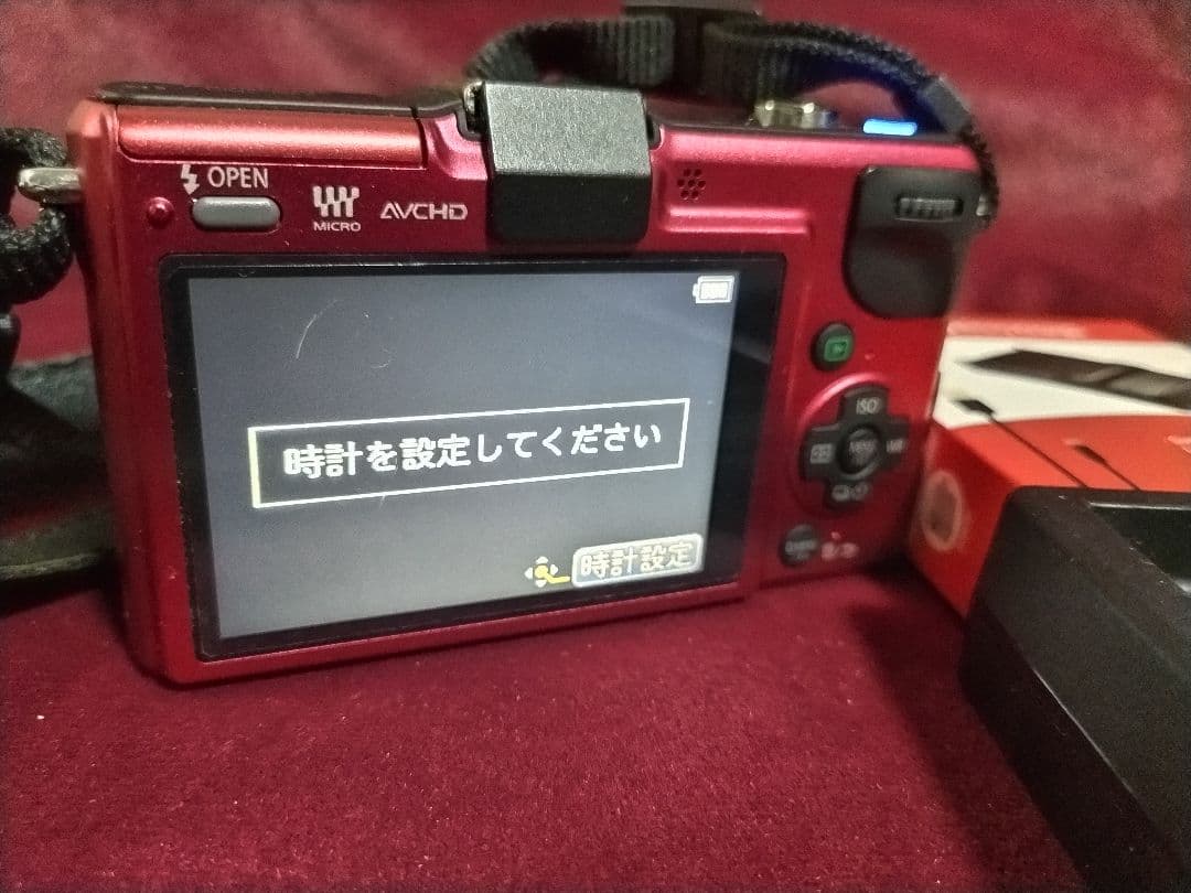 LUMIX GF2 ミラーレス一眼 レッド