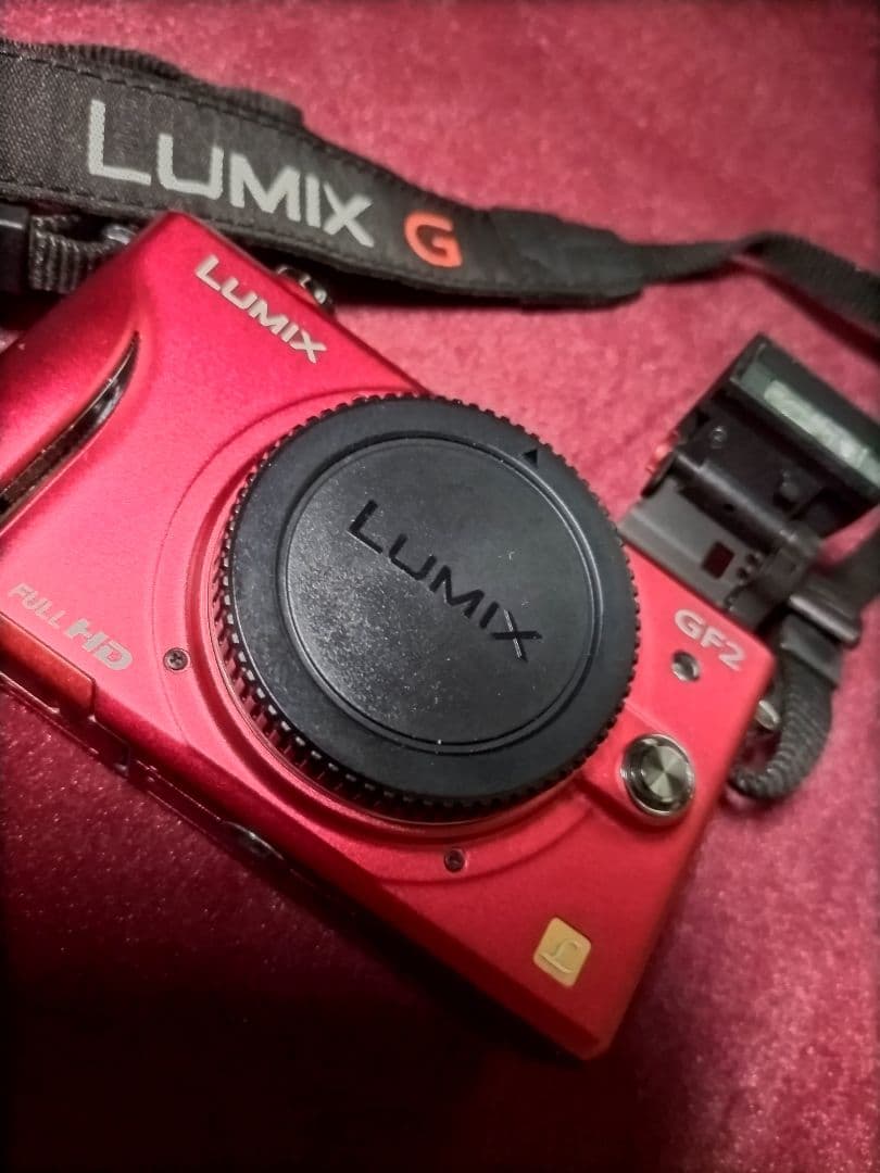 LUMIX GF2 ミラーレス一眼 レッド