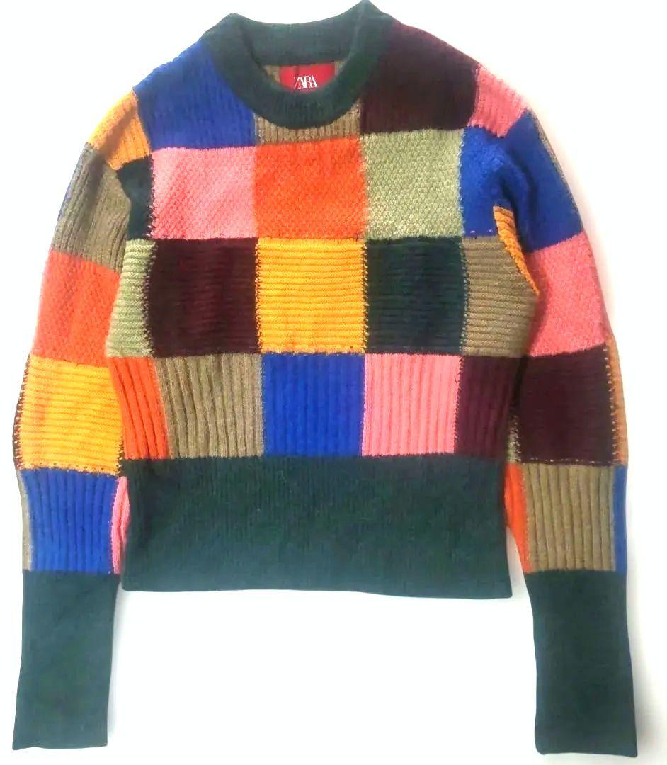 ZARA×Harry Lambertカラーブロックセーター　Мサイズ