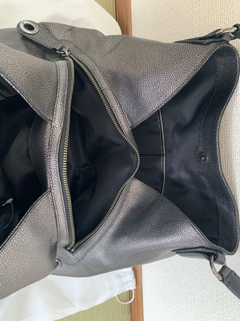COACH イーディ　ガンメタリック　ショルダーバッグ ハンドバッグ