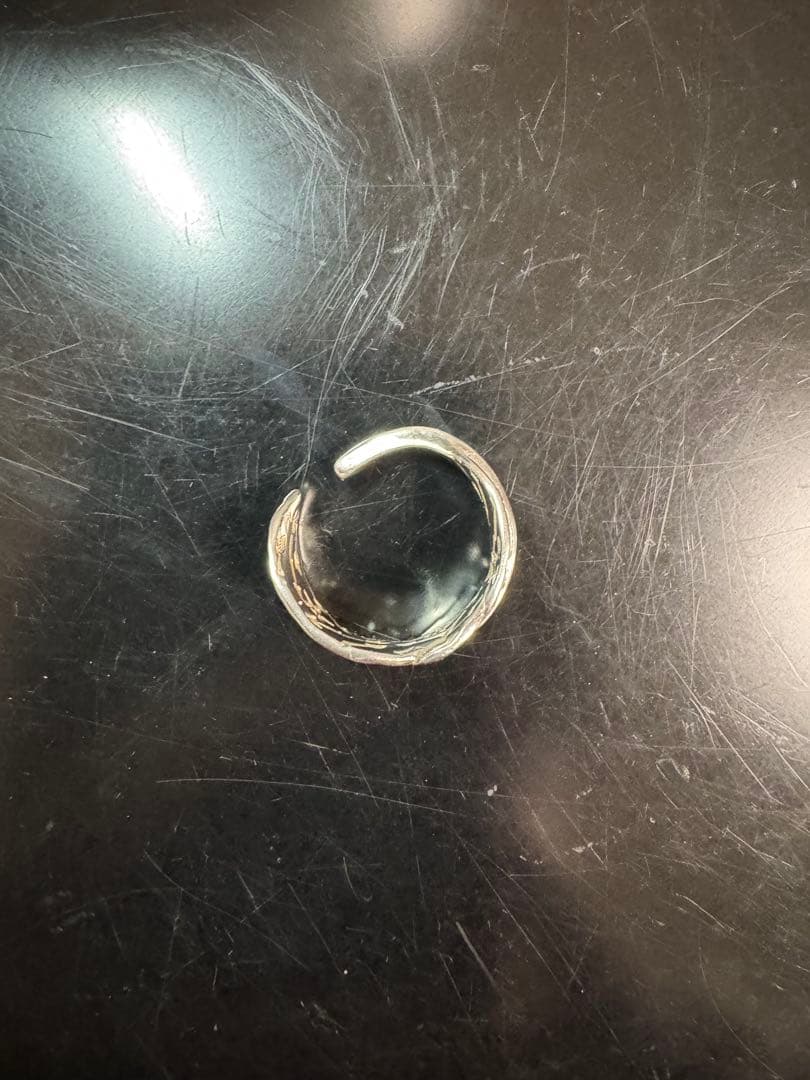 R-015 K18 スタンプフェザーリング Large 19号