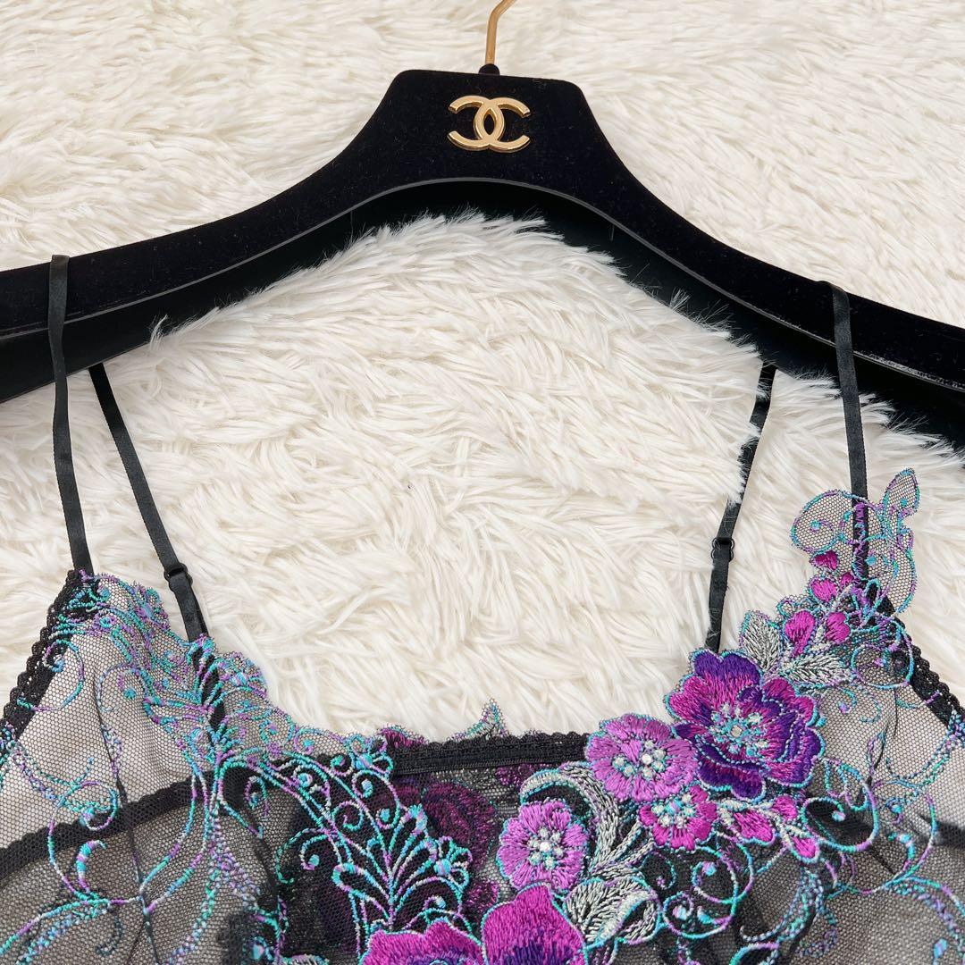 【Mサイズ】レア サルート 84G キャミソール CTJ284 ブラック 廃盤