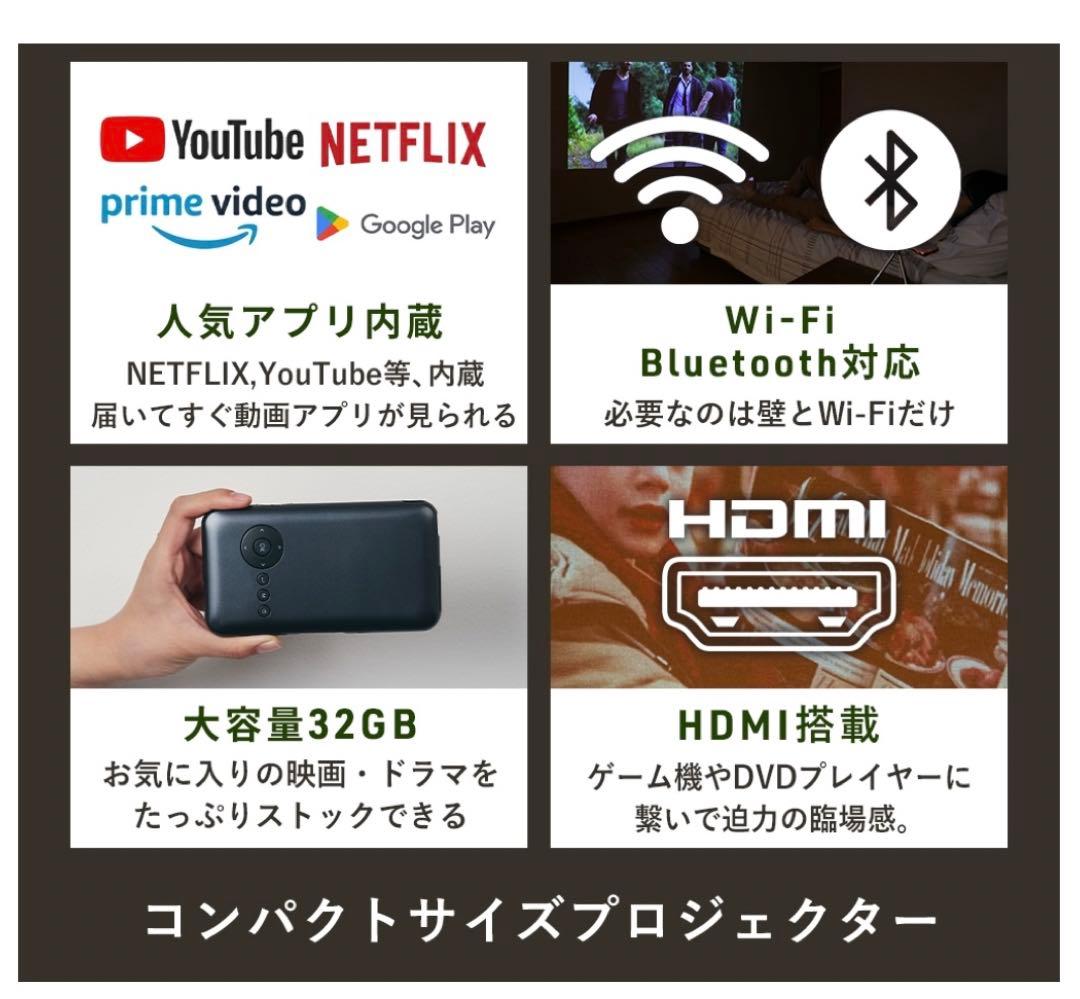 スマホ型プロジェクター　カベーニ