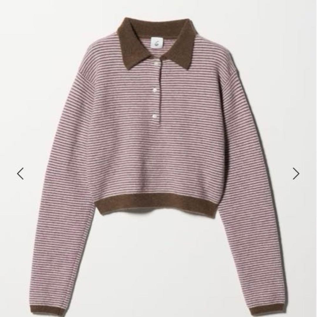 6(ROKU) アルパカウールナイロン ポロニット