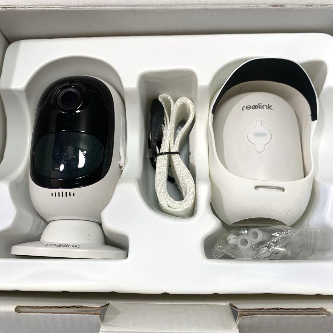 美品 REOLINK WiFi 防犯カメラ ワイヤレスソーラーパネル付