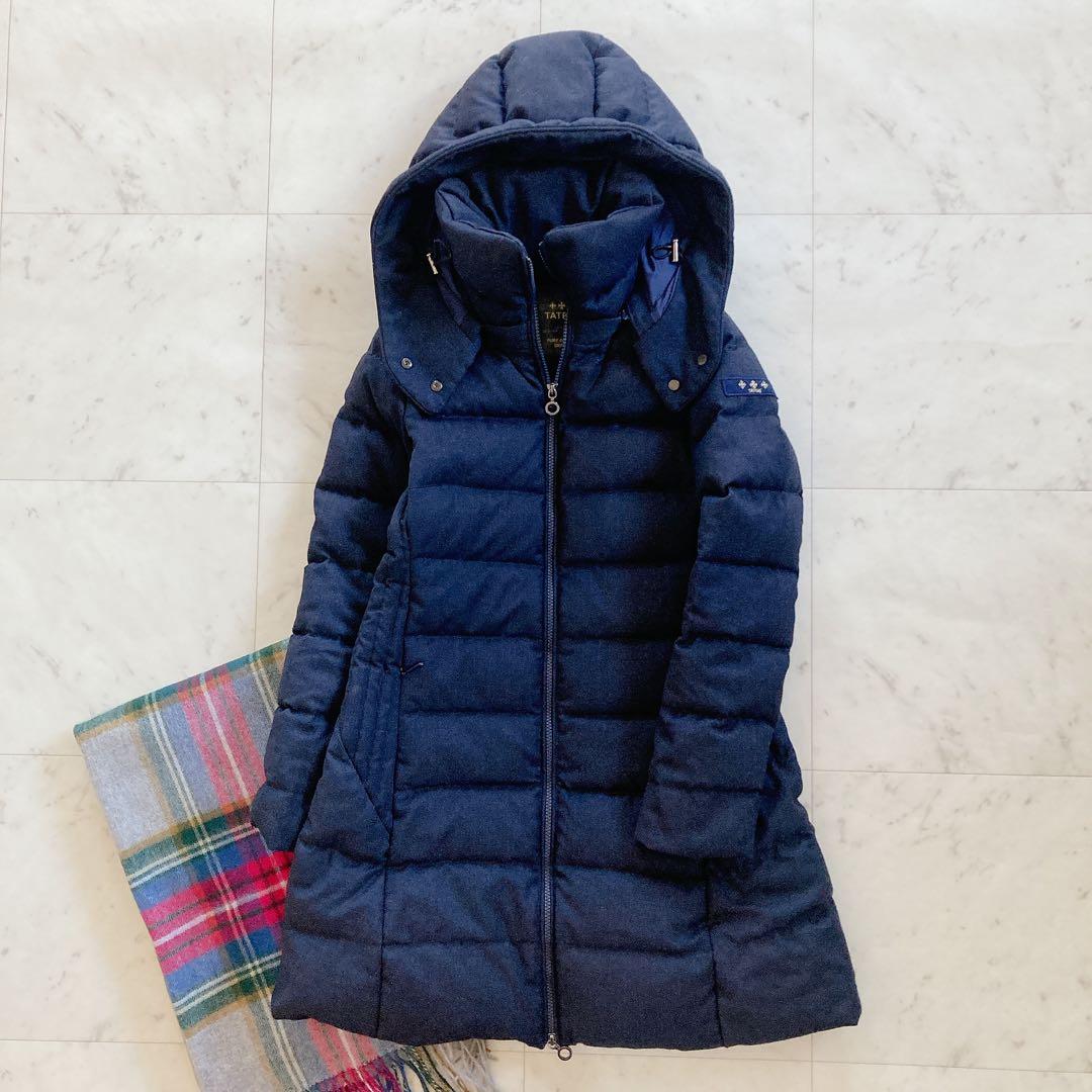 美品　TATRAS タトラス　ポリテアマ　ダウンジャケット　ネイビー　02