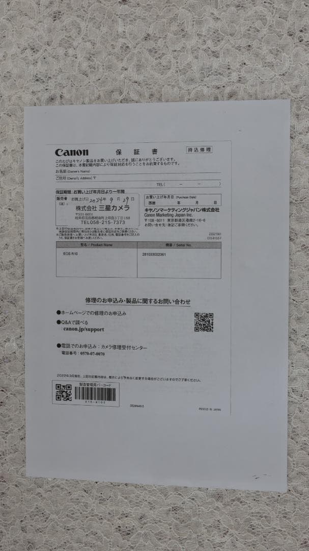完動/極美品 Canon EOS R10 ボディー