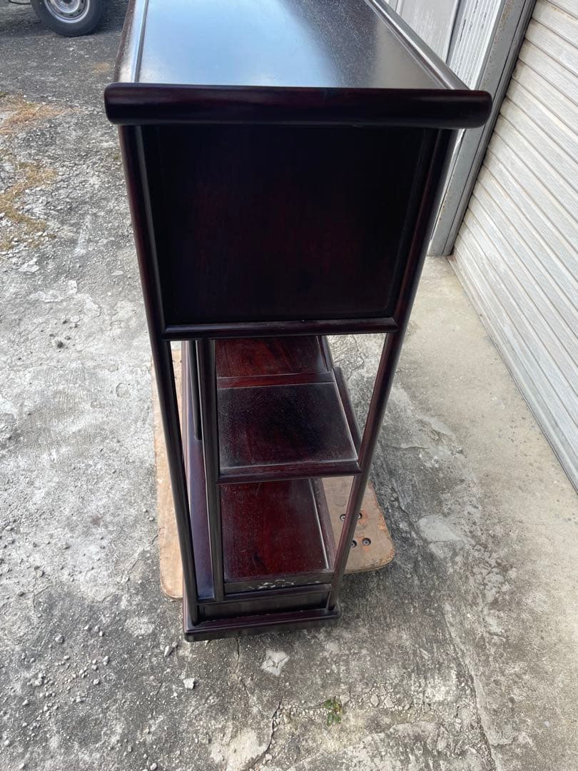 唐木家具 茶箪笥 ヴィンテージ　飾り棚 アンティーク家具　和家具