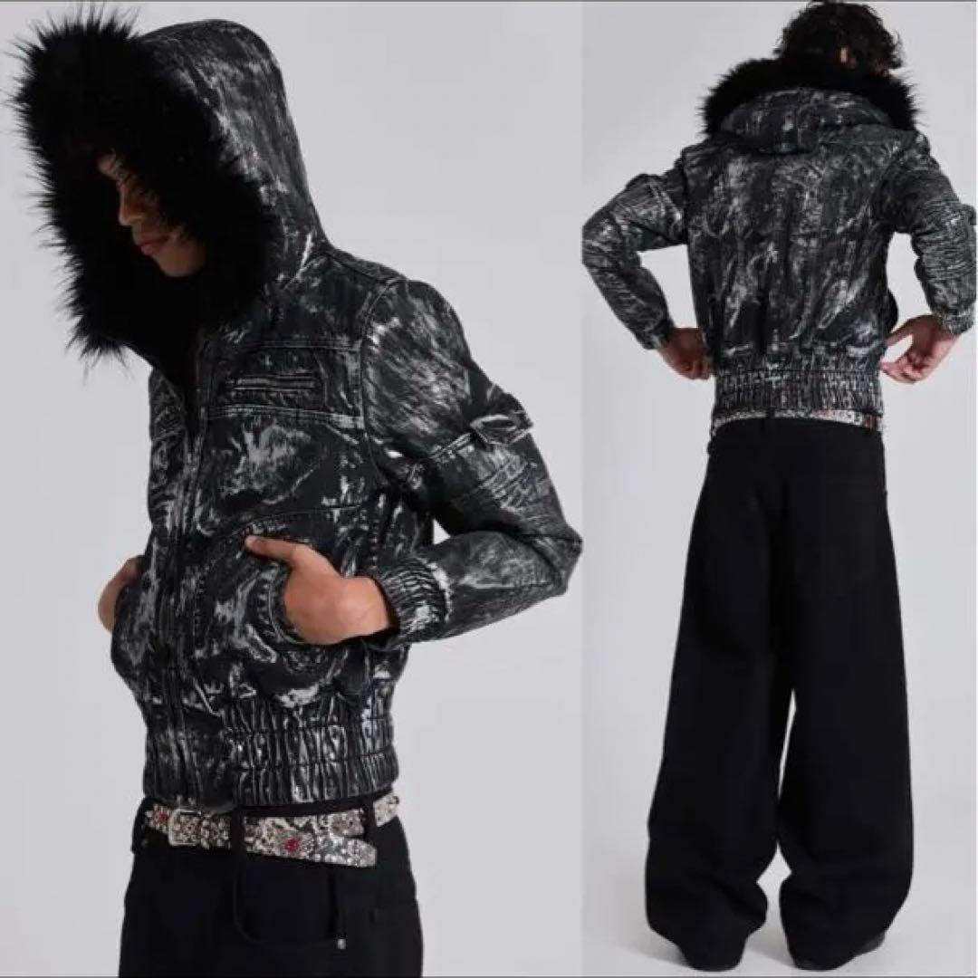 ネ*ス様 jaded london ガンメタル　ファージャケット 値下げ不可