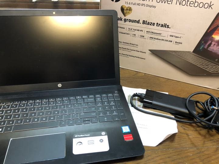 hp pavilion power 15/ゲーミングPC【ほぼ未使用】