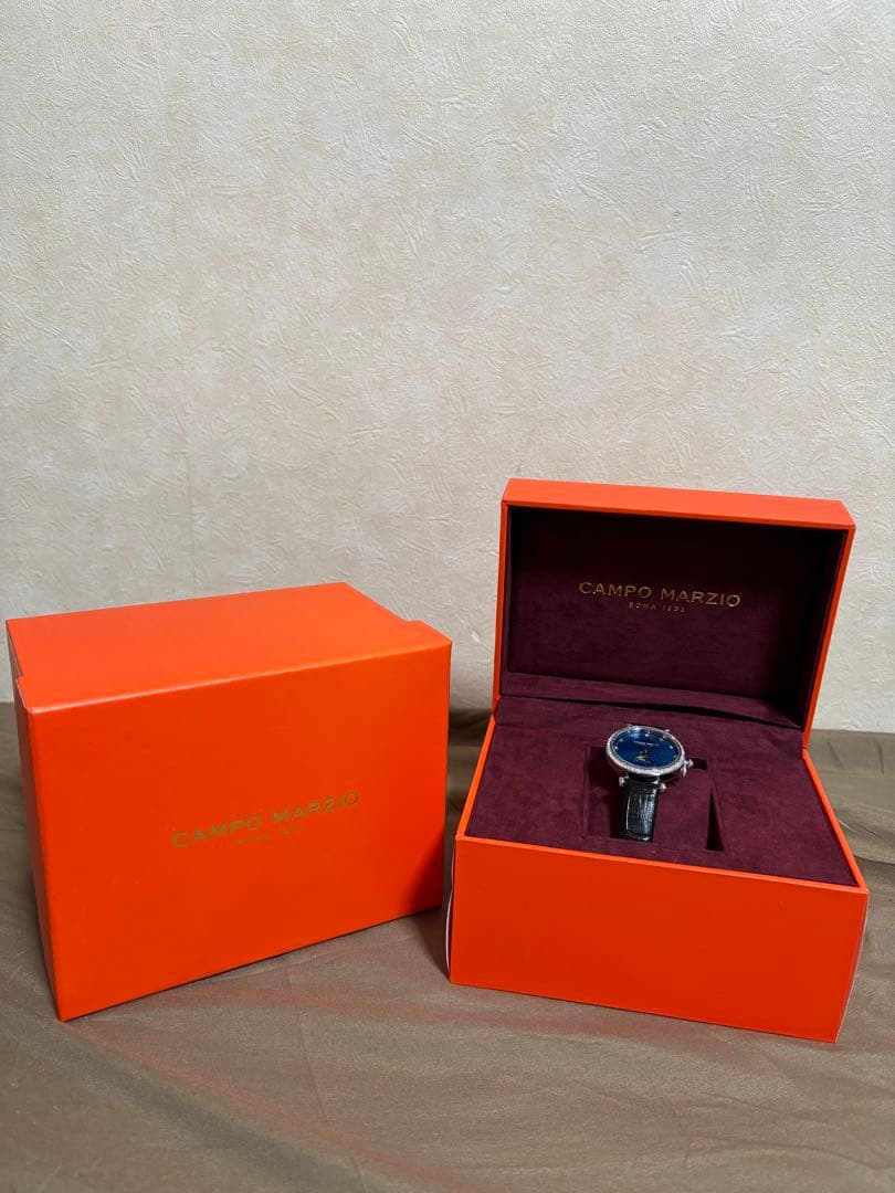 CAMPO MARZIO 青 ドレスウォッチ