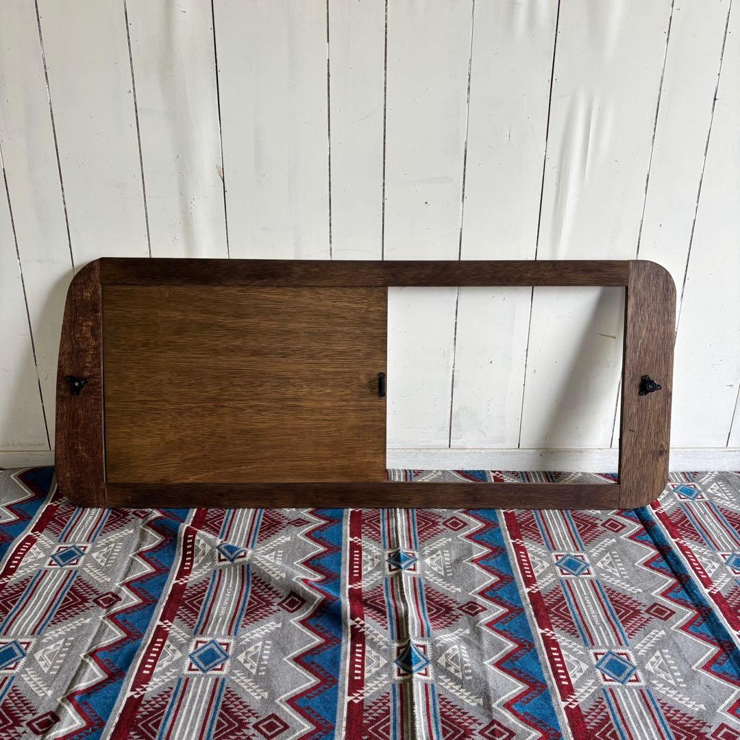 ハイエース 窓埋めパネル 開閉式 左右セット 木目 断熱シート ケージ