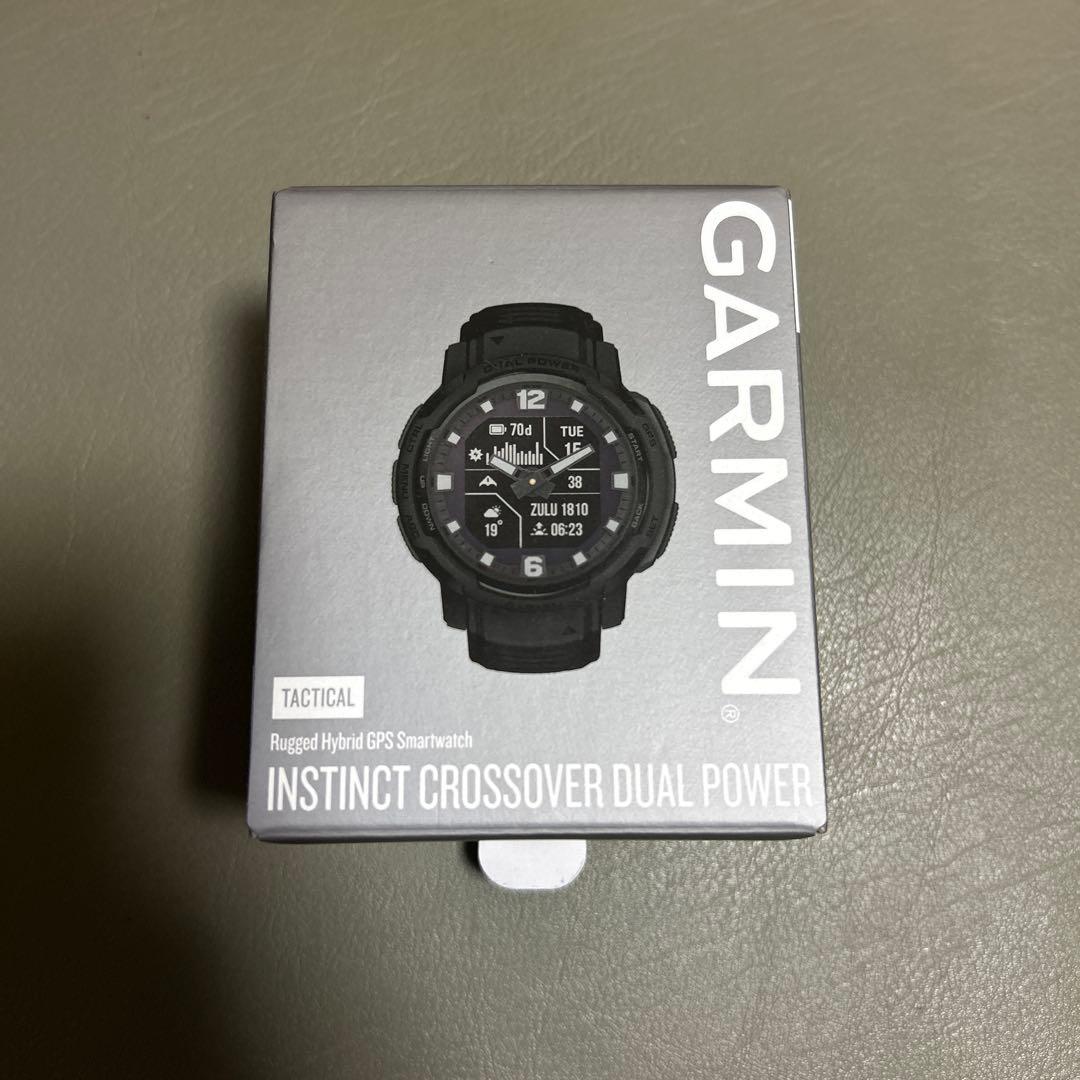 時計 garmin instinct crossover dual power