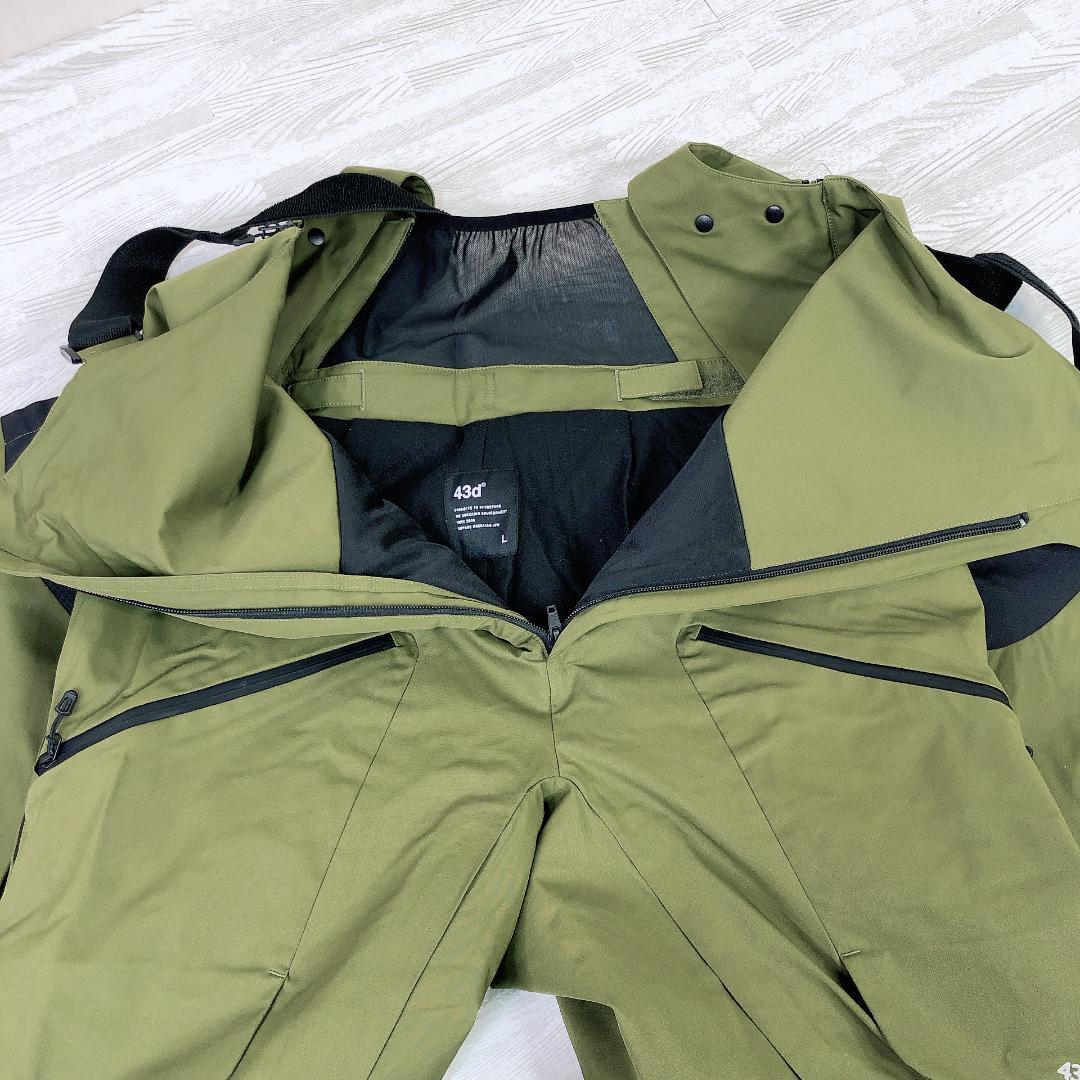 43degrees ウェア上下セット M・L オリーブグリーン　カーキ